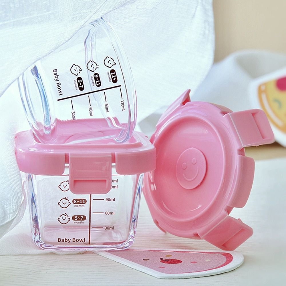 Baby Food Glass Jars - Glass Food Storage Box New 170ml