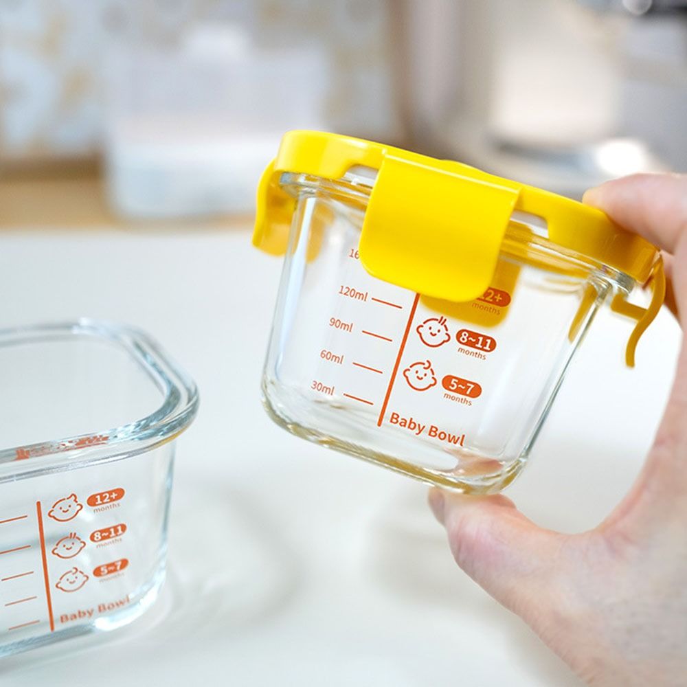 Baby Food Glass Jars - New 170ml Food Storage Box Glass