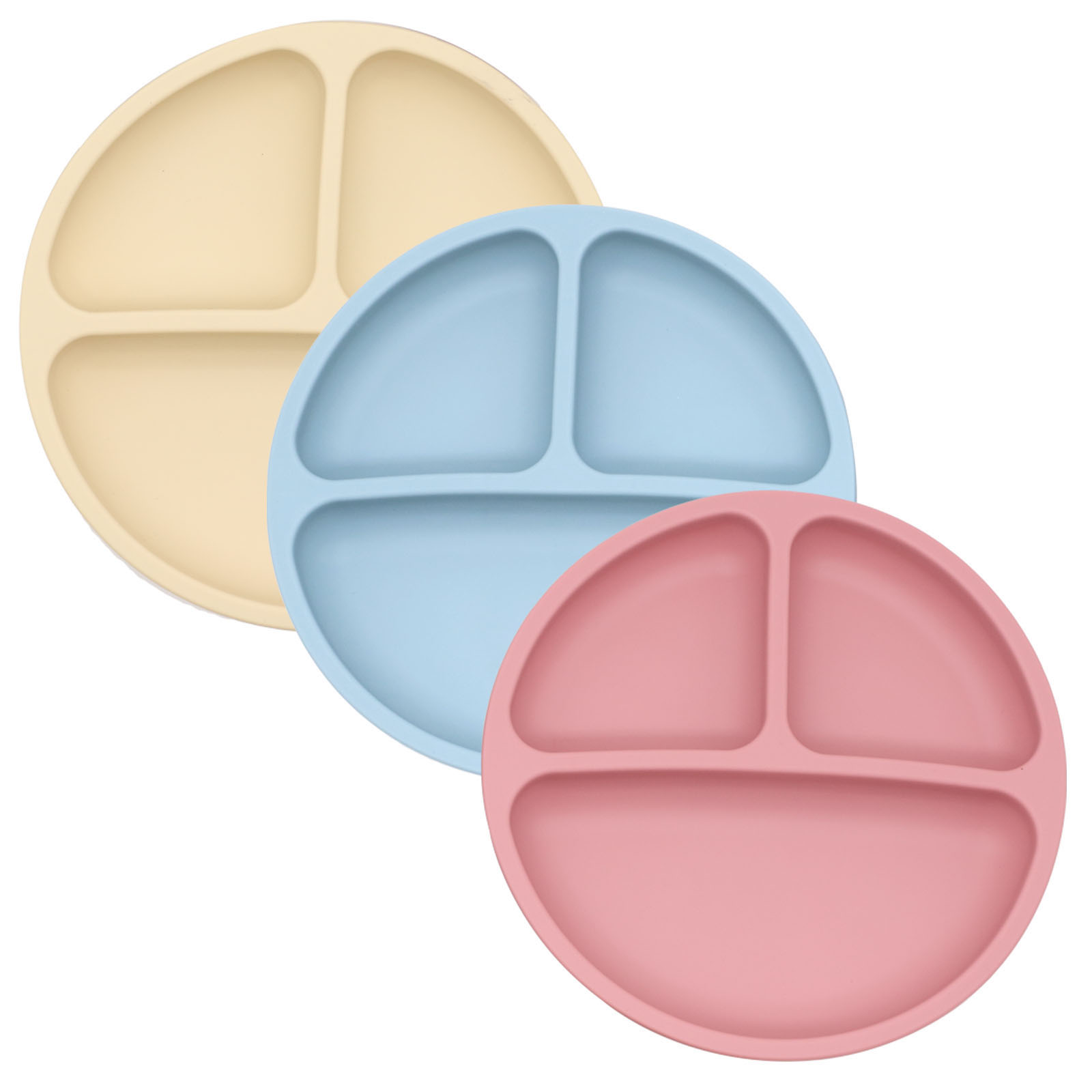 Baby Food Bowl - Food grade silicone split plate with
