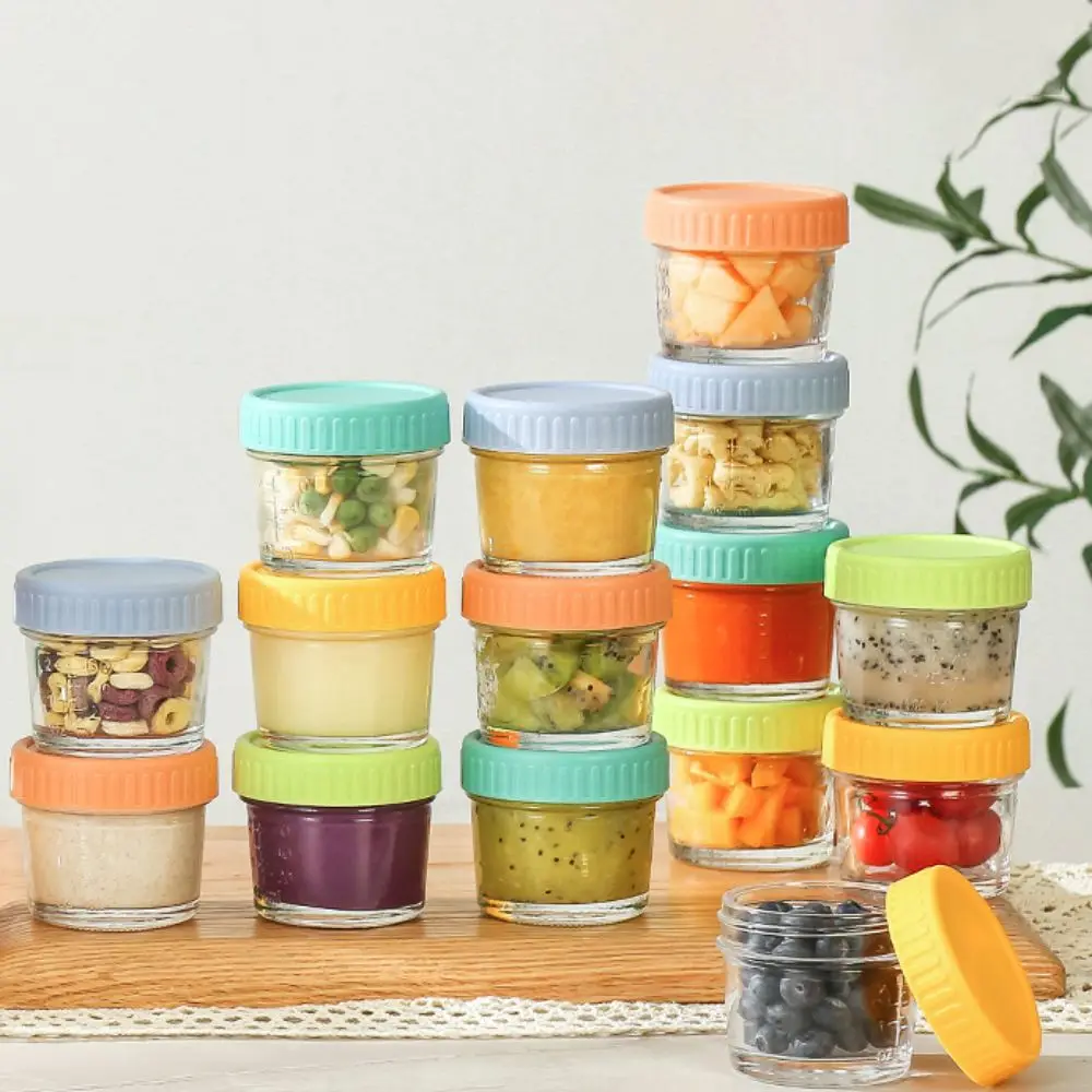 6pcs Multipurpose Glass Baby F - огляд і ціна Baby Food Glass Jar