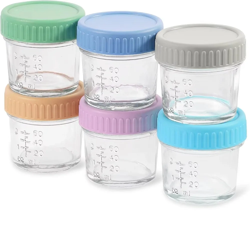 6pcs Multipurpose Glass Baby F - огляд і ціна Baby Food Glass Jar