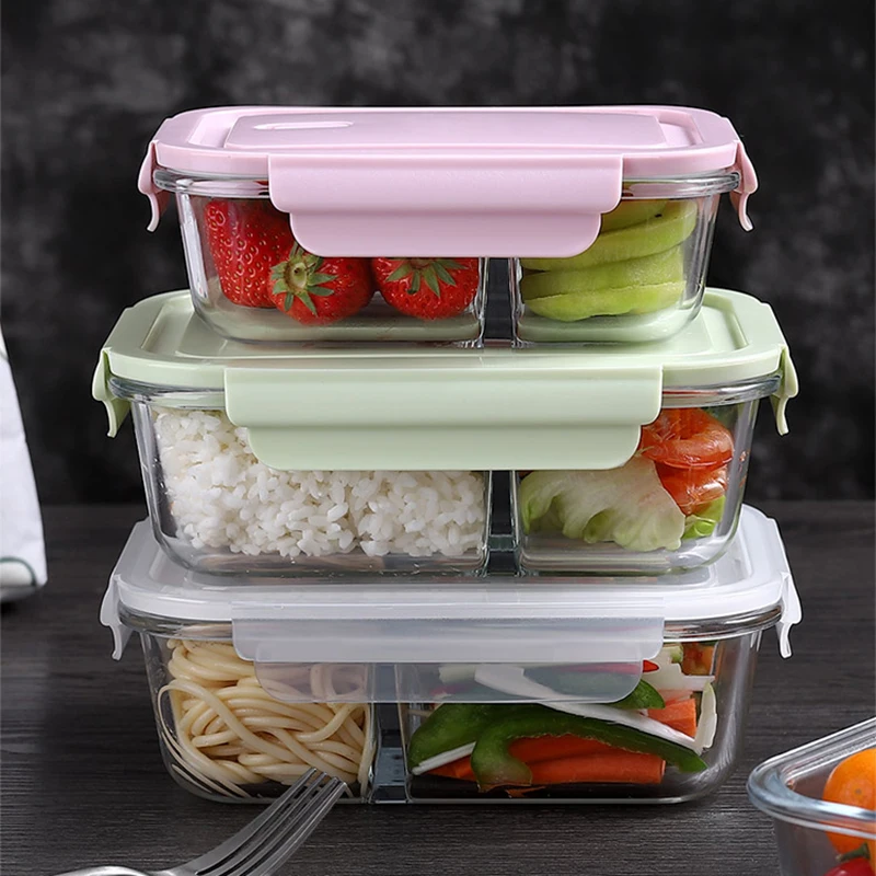 Glass Lunch Box Sealed Fresh-K - огляд і ціна Baby Food Glass Jar