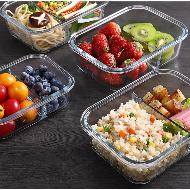 Glass Lunch Box Sealed Fresh-K - огляд і ціна Baby Food Glass Jar