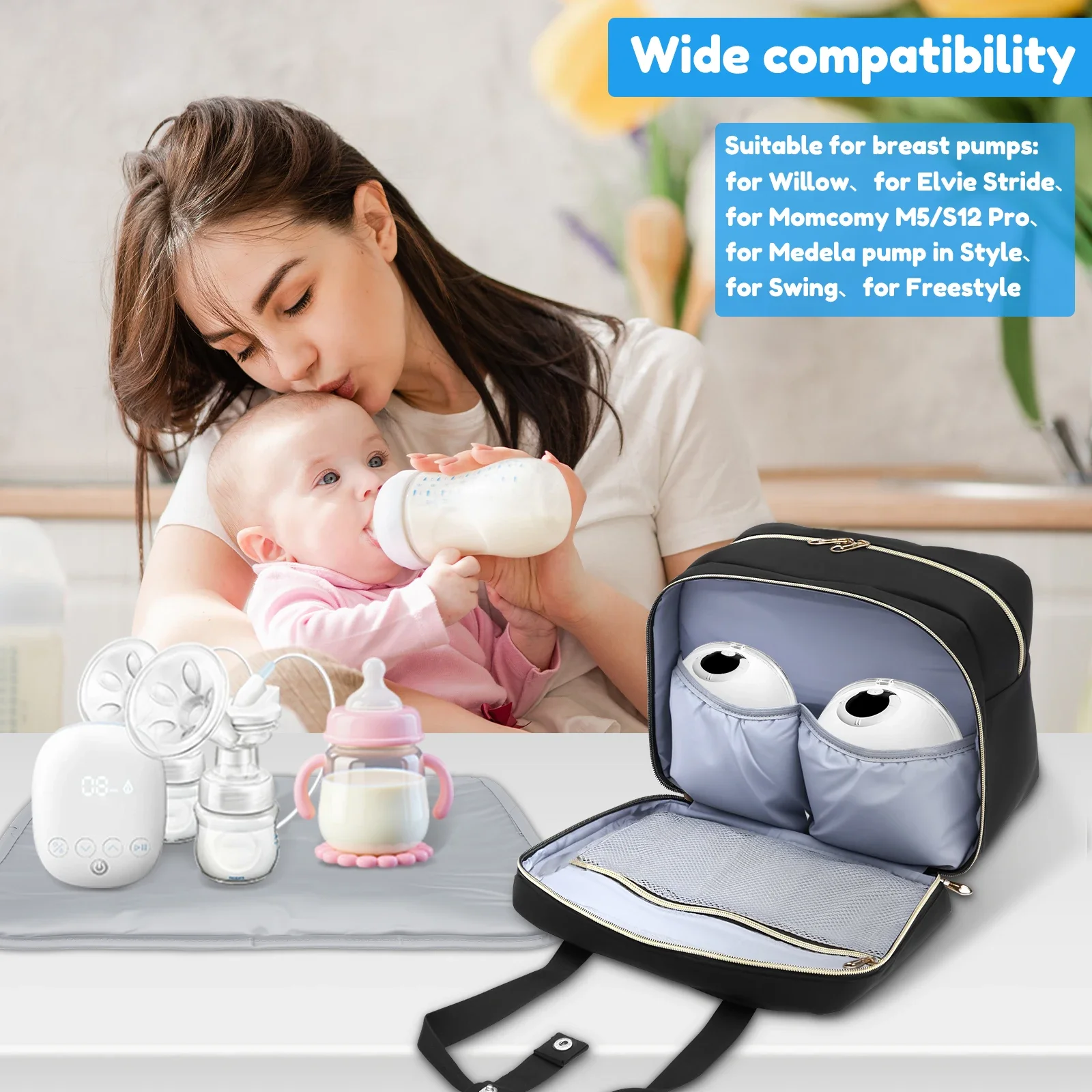 Breast Pump Storage Bag with I - огляд і ціна Baby Food Zip Lock Bag