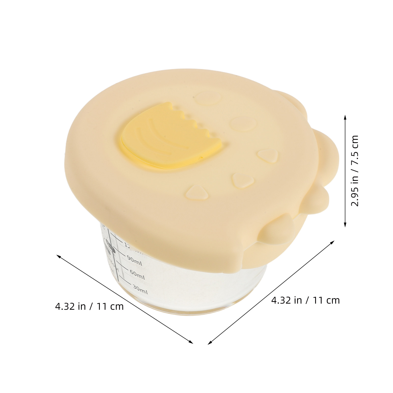 2Pcs Infant Food Storage Glass - огляд і ціна Baby Food Glass Jars