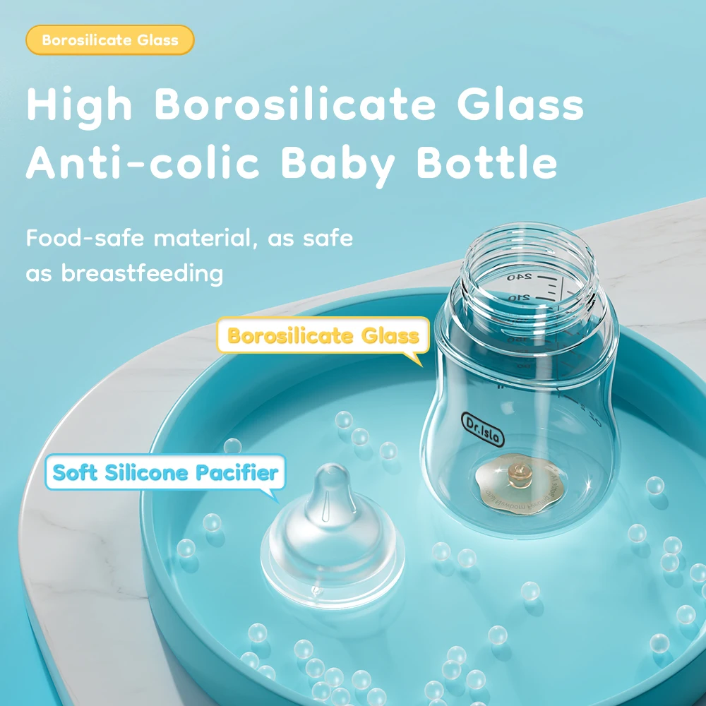 Newborn Feeding Glass Bottles  - огляд і ціна Baby Food Glass Jars