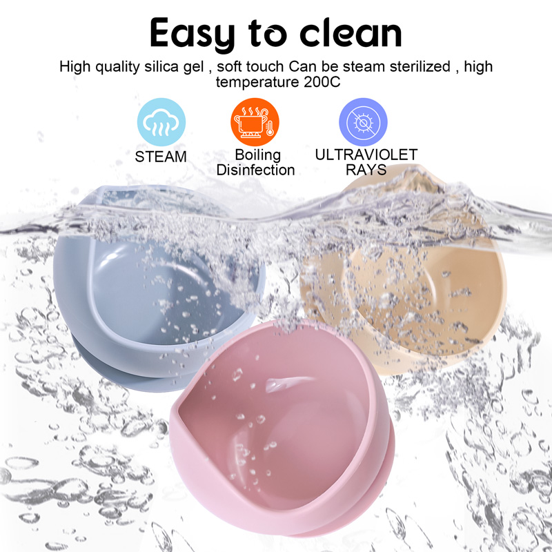 2PC Silicone Sucker Bowl Feedi - огляд і ціна Baby Food Bowl