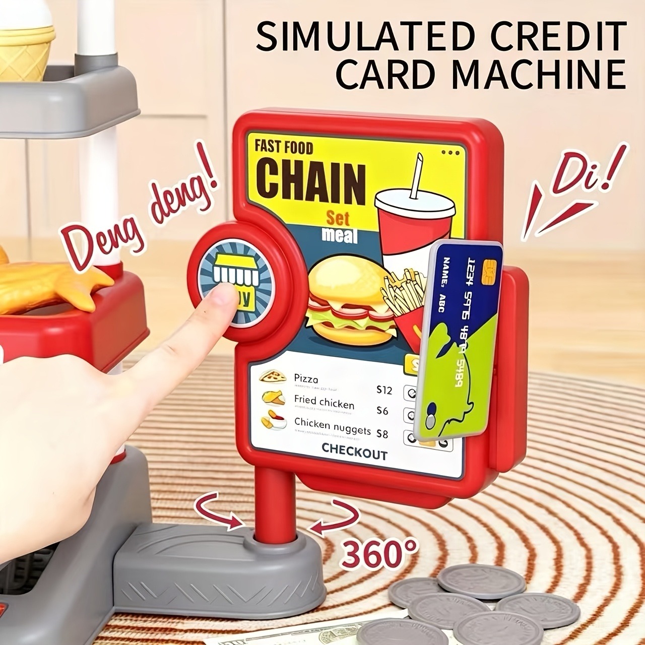 Pretend Play Fast Food Store T - огляд і ціна Baby Food With Chicken