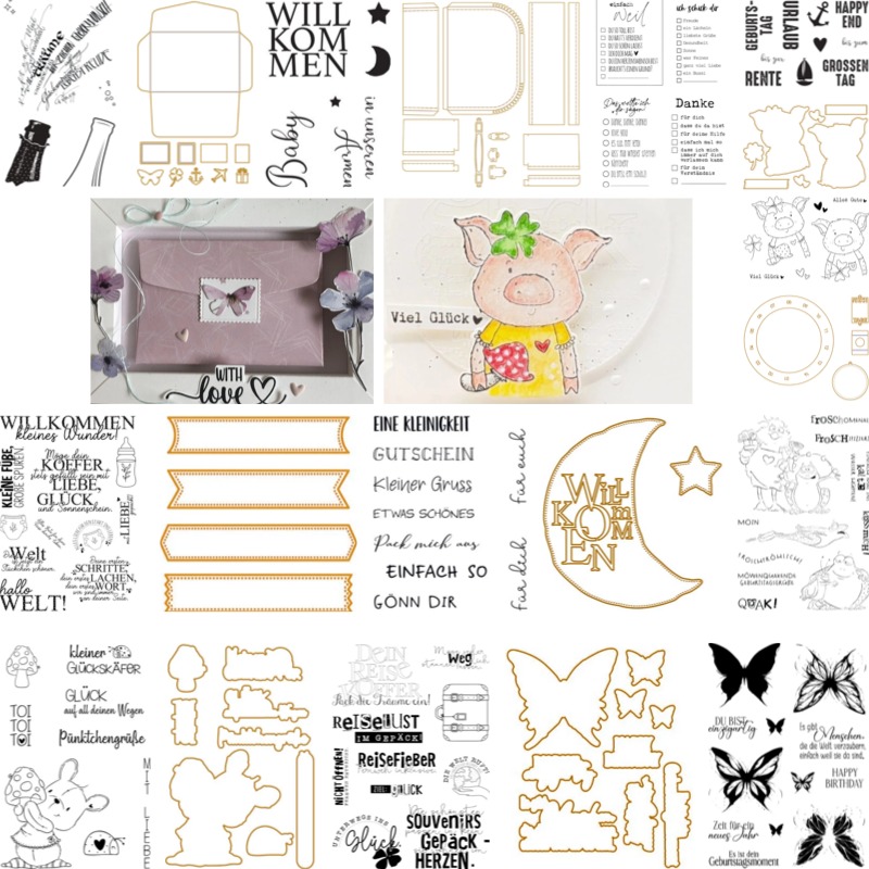 Baby Suitcase Stamps And Dies  - огляд і ціна Baby Food Packaging