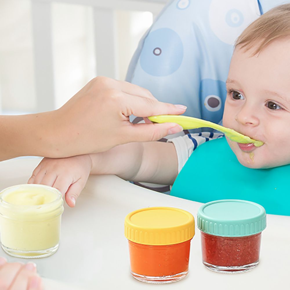 6pcs Glass Baby Food Jar Reusa - огляд і ціна Baby Food Glass Jars