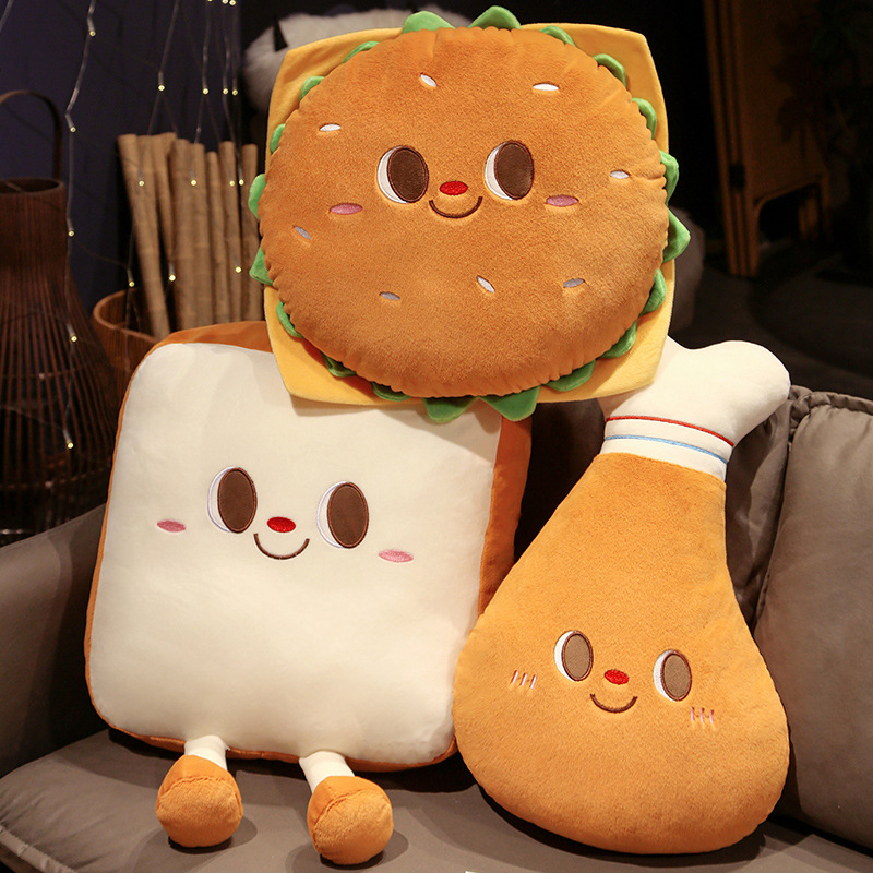 Fried Chicken Burger Plush Toy - огляд і ціна Baby Food With Chicken