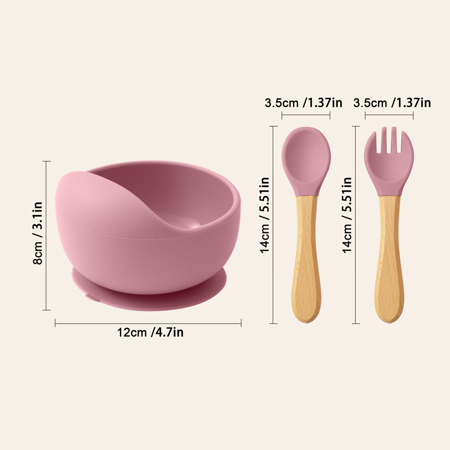 Mamaplan 3PCS Baby Silicone Fe - огляд і ціна Baby Food Bowl