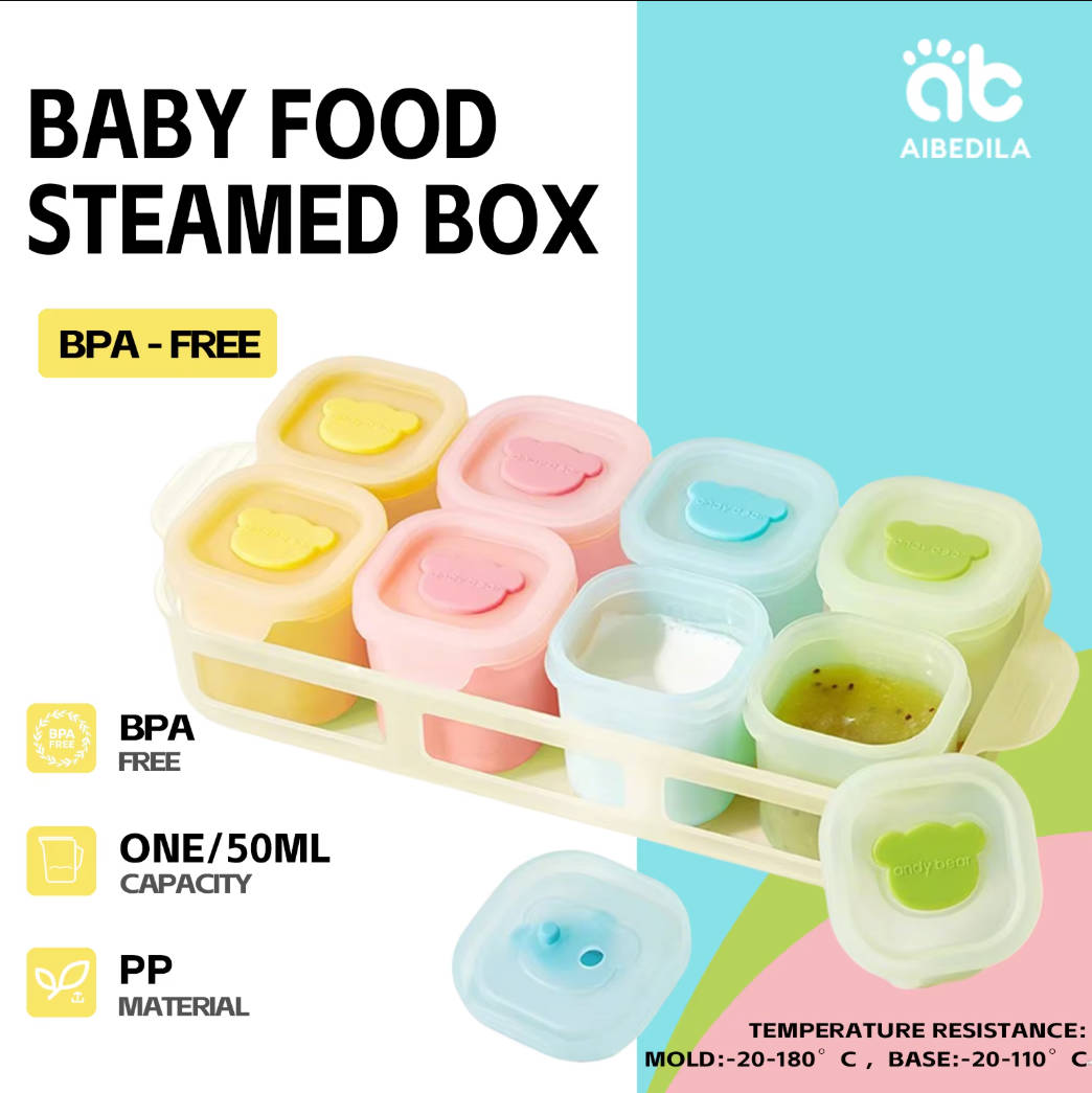 AIBEDILA Baby Silicone Food Fr - огляд і ціна Baby Food Glass Jars