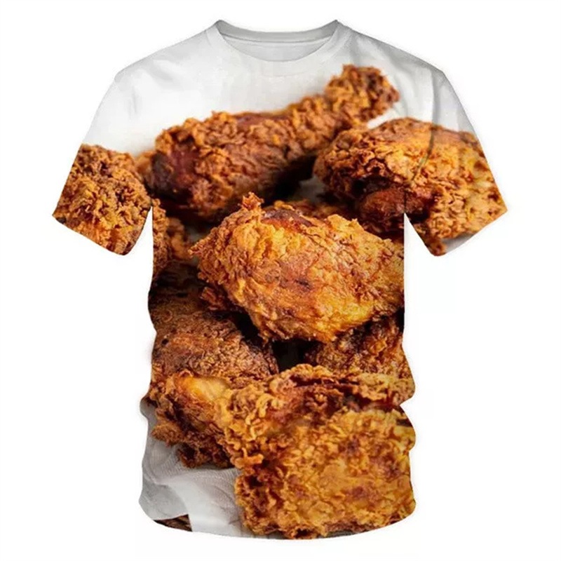 Fried Chicken Pasta Graphic T- - огляд і ціна Baby Food With Chicken