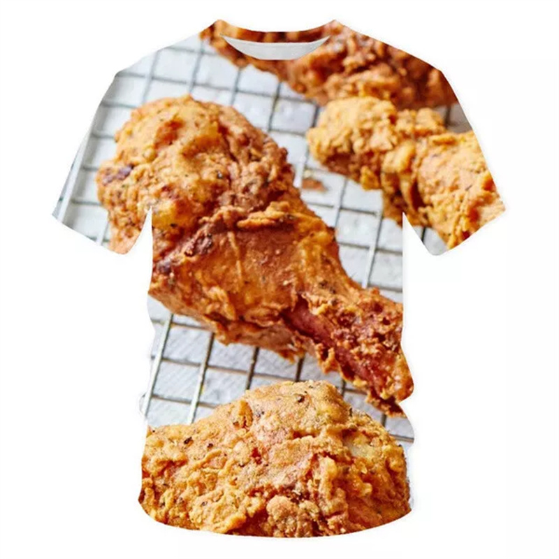 Fried Chicken Pasta Graphic T- - огляд і ціна Baby Food With Chicken