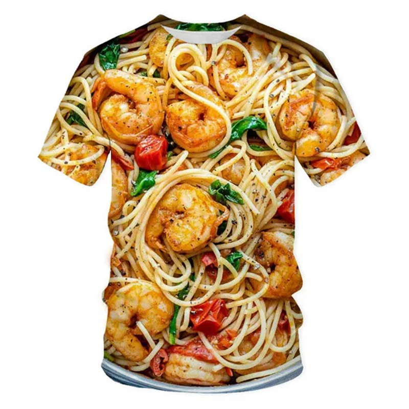 Fried Chicken Pasta Graphic T- - огляд і ціна Baby Food With Chicken
