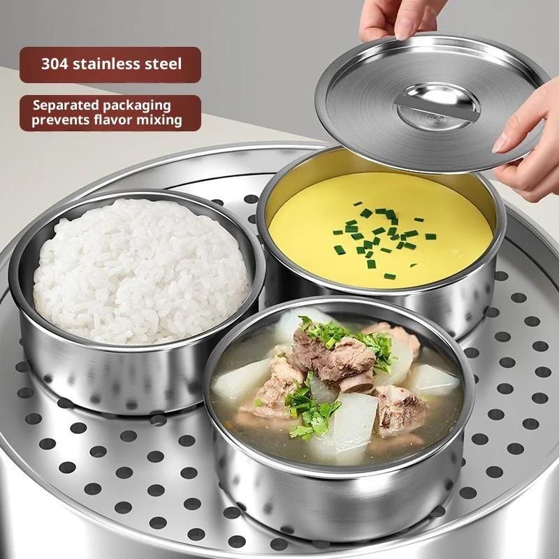 Stainless Steel Steaming Bowl  - огляд і ціна Baby Food Bowl