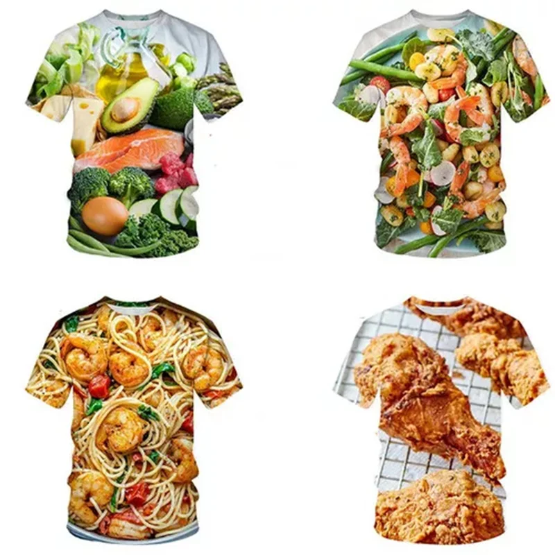 Fried Chicken Pasta Graphic T- - огляд і ціна Baby Food With Chicken