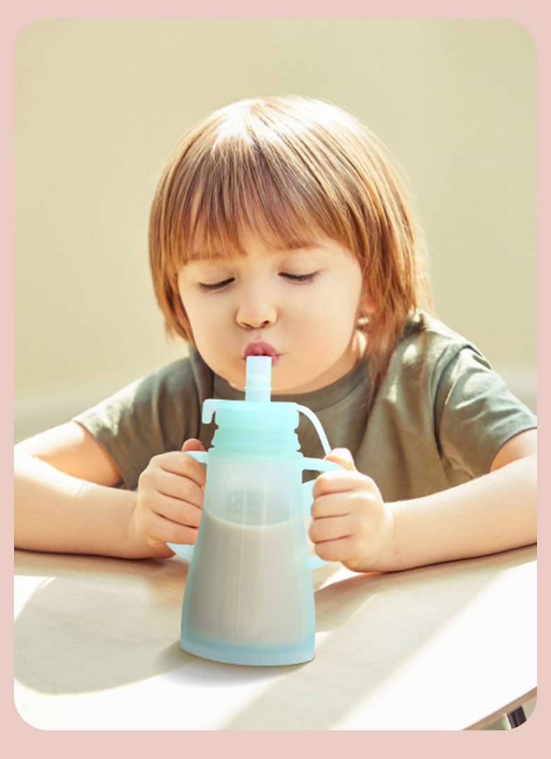 New Reusable Silicone Breast M - огляд і ціна Baby Food Zip Lock Bag