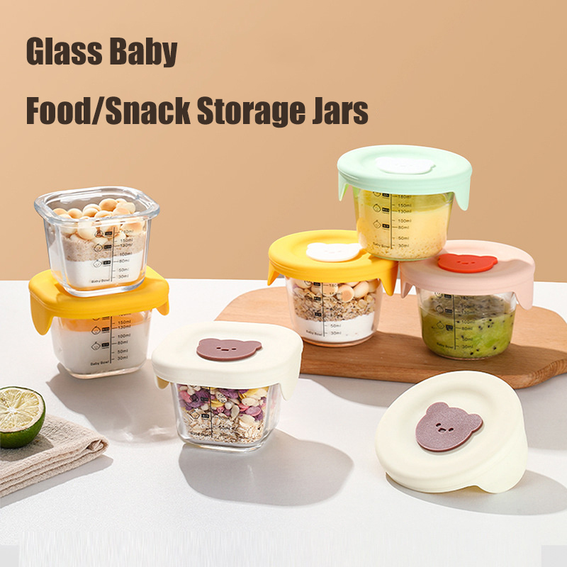 High Borosilicate Glass Lunch  - огляд і ціна Baby Food Glass Jar