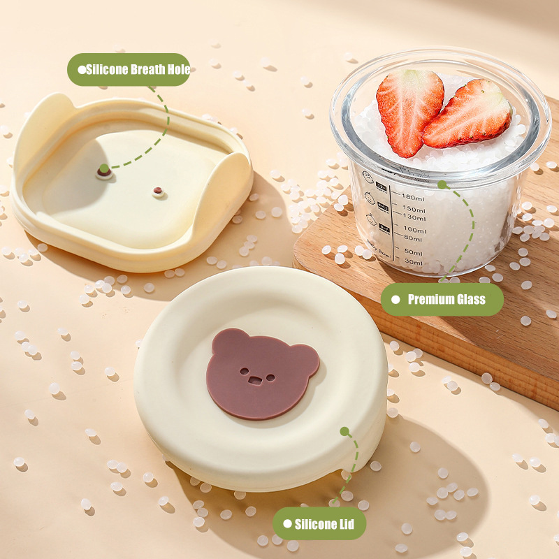 High Borosilicate Glass Lunch  - огляд і ціна Baby Food Glass Jar