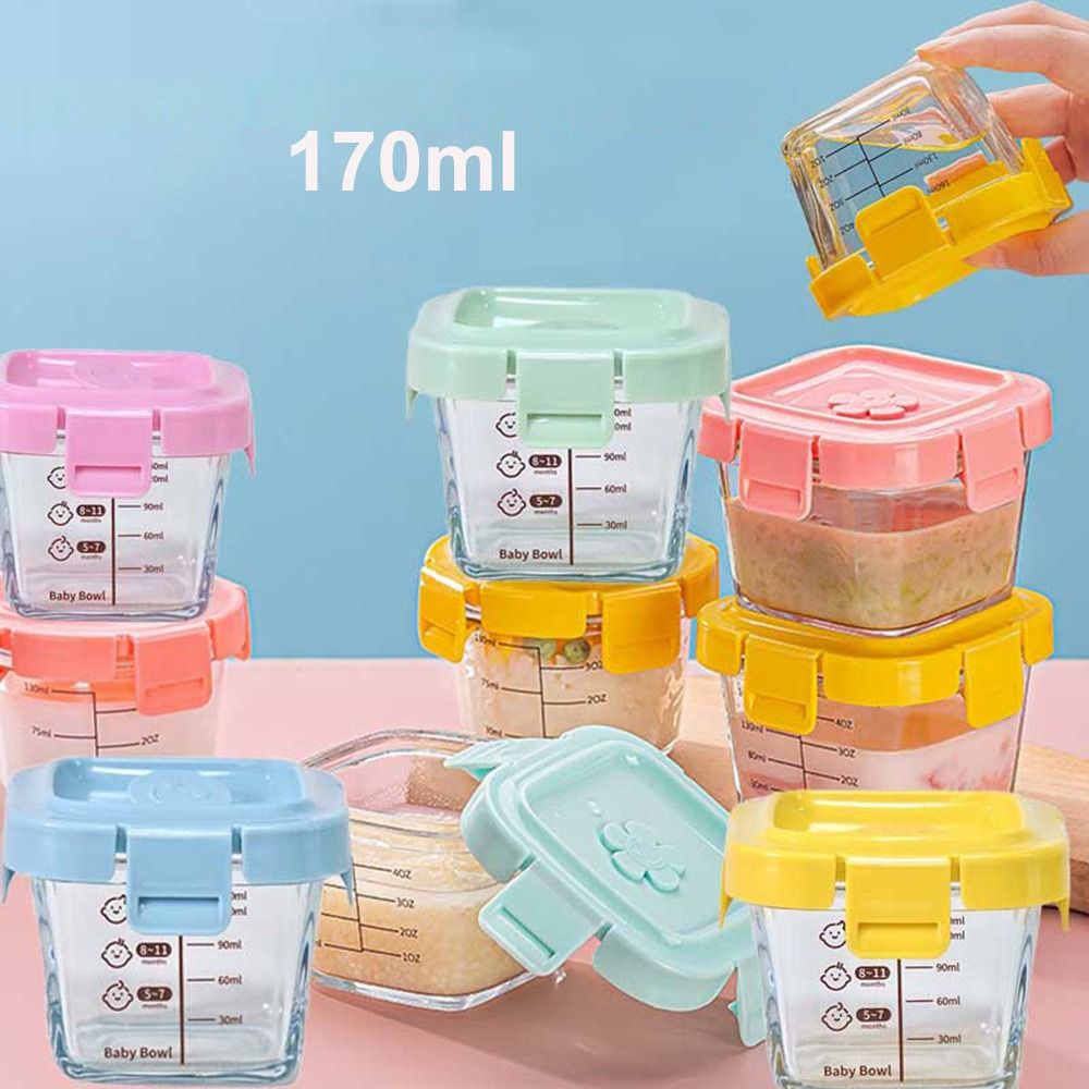 Fashion 170ml Food Storage Box - огляд і ціна Baby Food Glass Jars