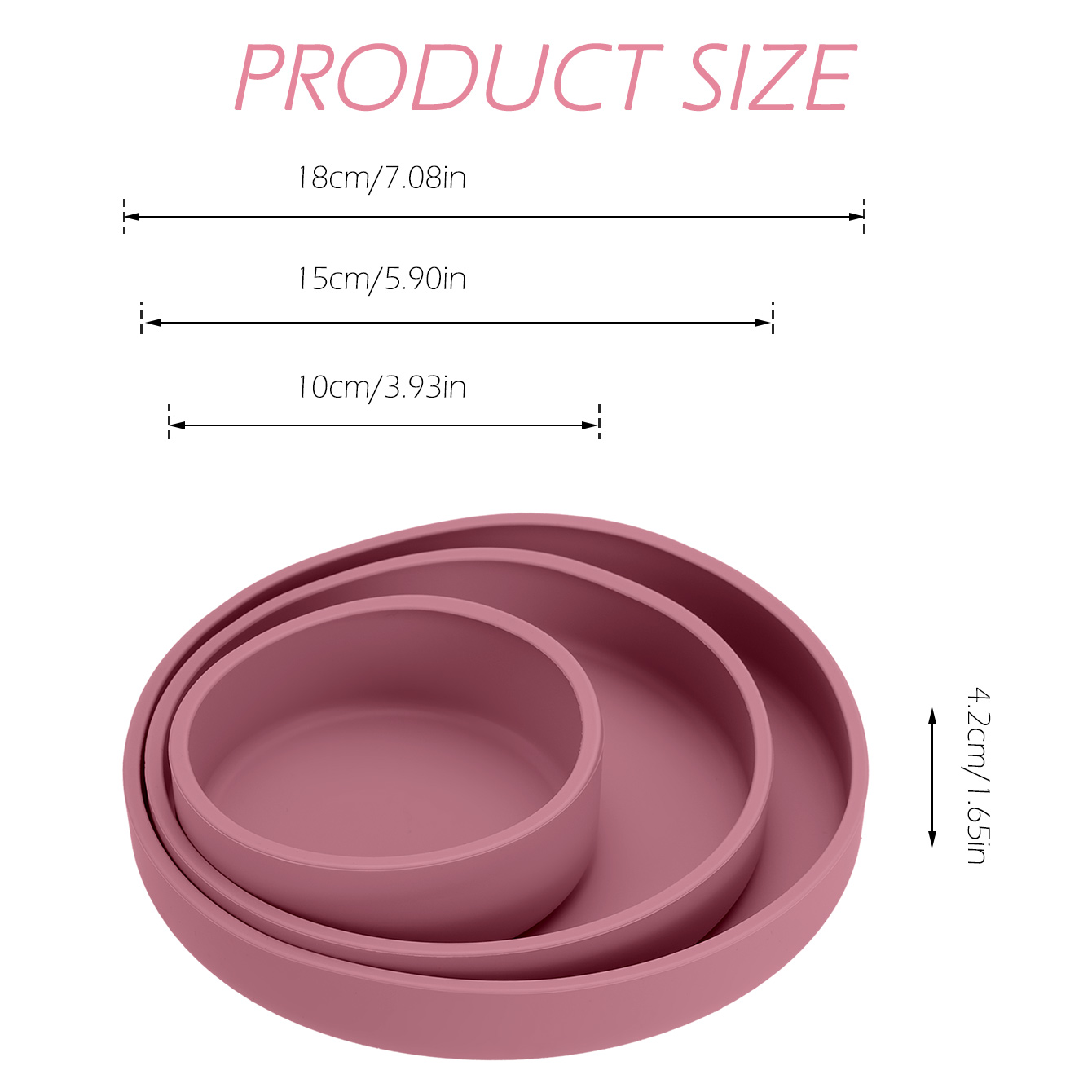 3PCS Baby Weaning Feeding Set  - огляд і ціна Baby Food Bowl